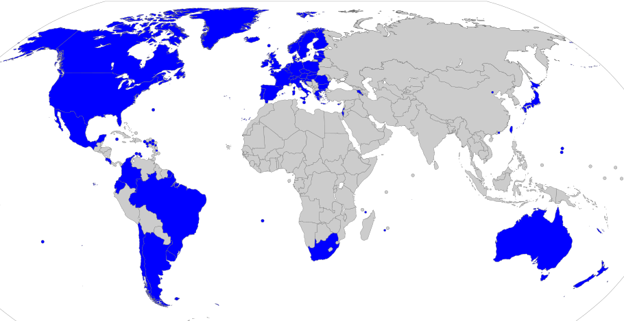 30 countries recognize same-sex marriage